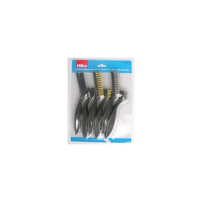 6 Pce 7 & 9 Wire Brush Set