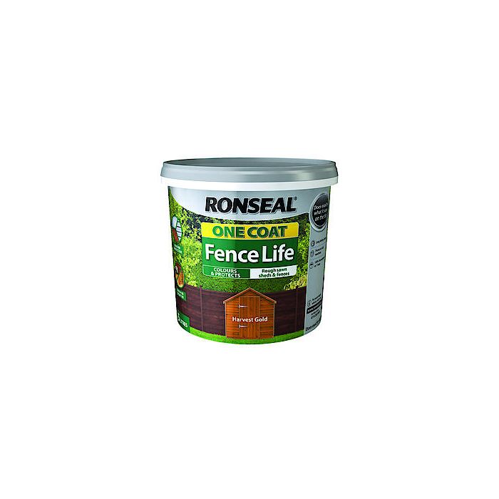 Ronseal 1C Fencelife Harvest Gold 5L