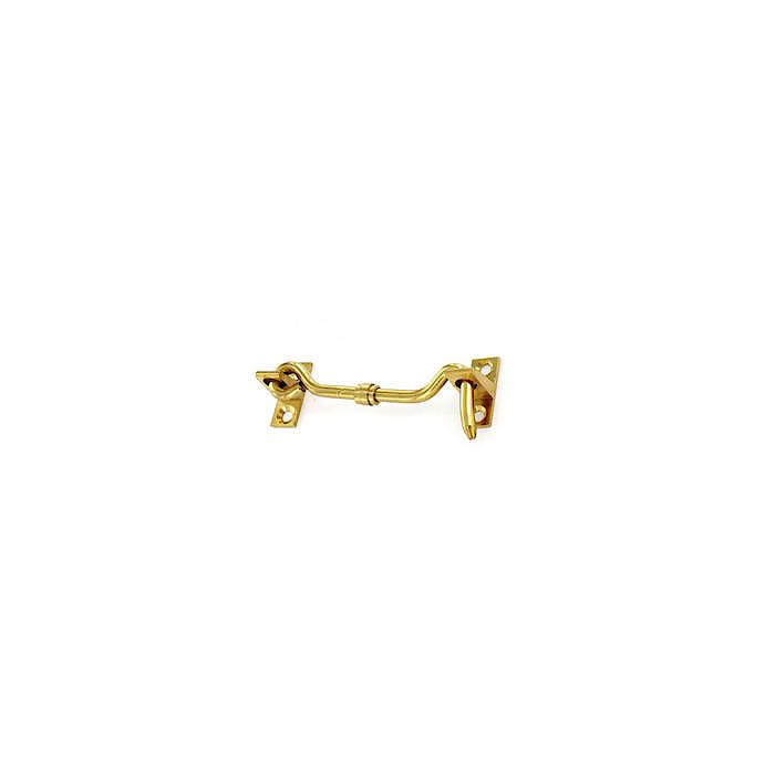 Sec 100Mm Cabin Hook Brass S2557
