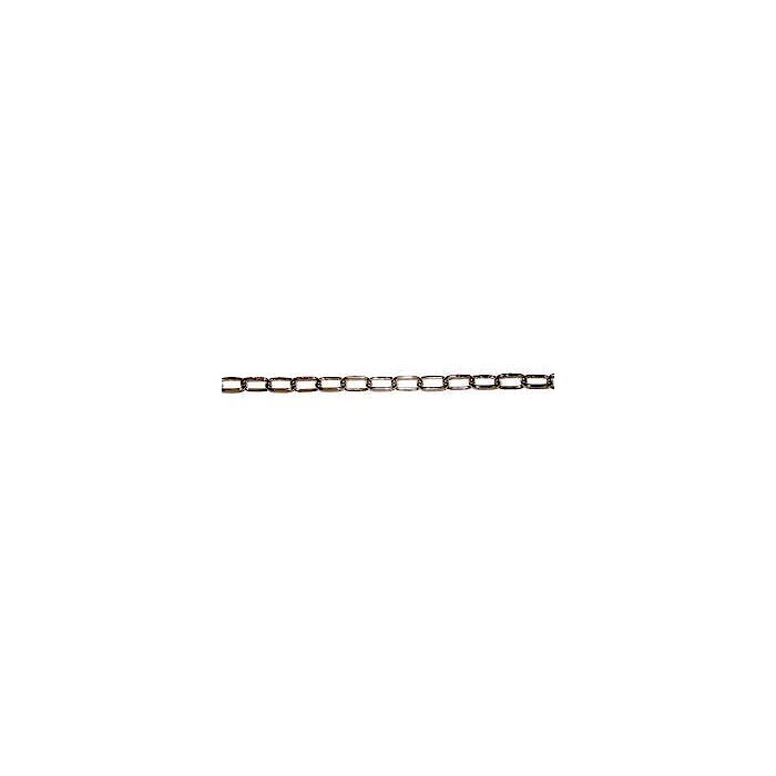 Oval Link Chain Chrome Plated Â½