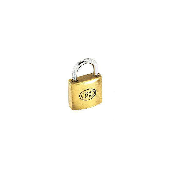 Tricircle Brass Padlock