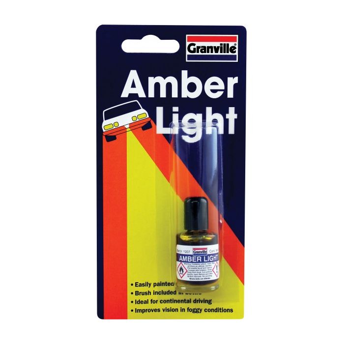 Headlight Lacquer Amber 9Ml