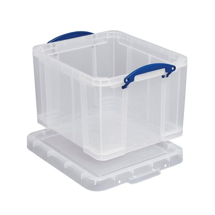 Plastic Storage Box Clear 84 Litre