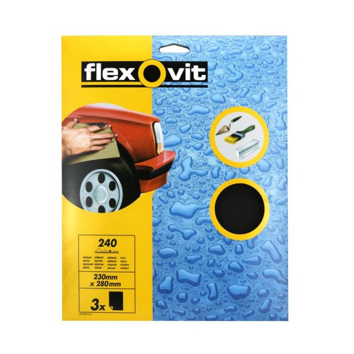 Wet Dry Paper P240 Pack Of 3