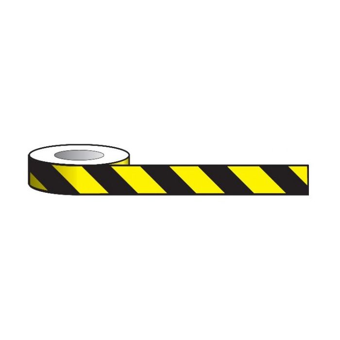Aisle Marking Tape Blackyellow 33M X 50Mm