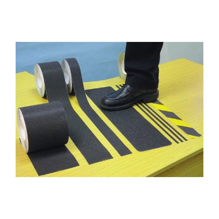 Antislip Tape Black Yellow 18M X 50Mm