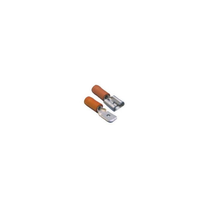 Wiring Connectors Red Malefemale Spade Pack Of 15