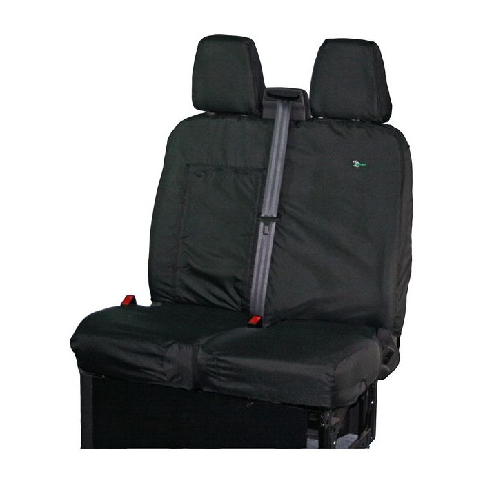 Van Seat Cover Double Black Ford Transit 2014 Onwards