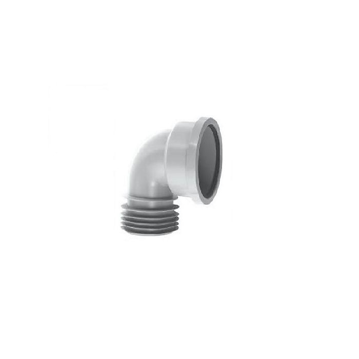 Mcalpine 90 Degree Bend Drain Connector Grey 110Mm Dc90-Gr