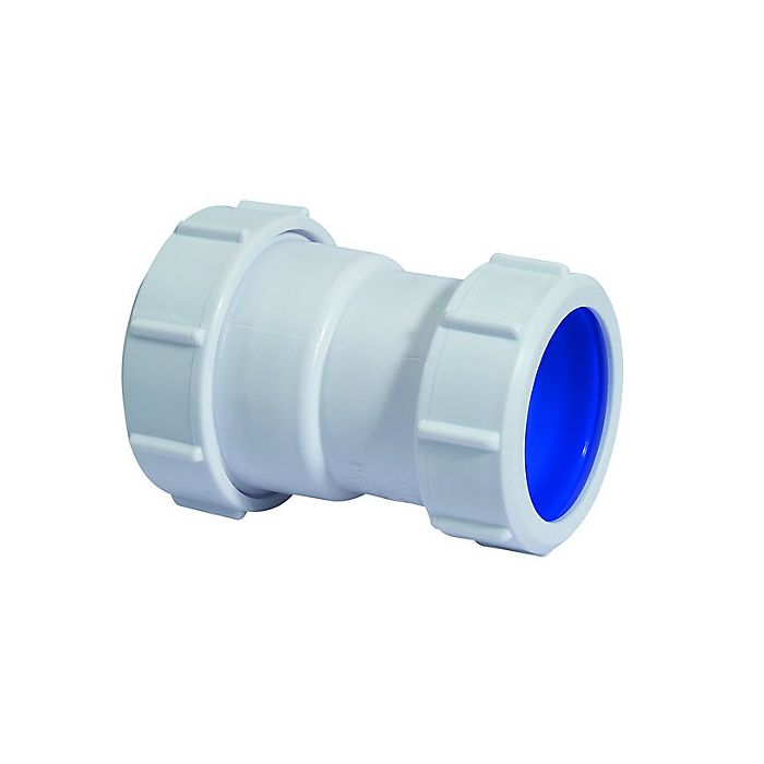 Mcalpine Multifit Straight Connector 38Mm X 40Mm T28l-Iso