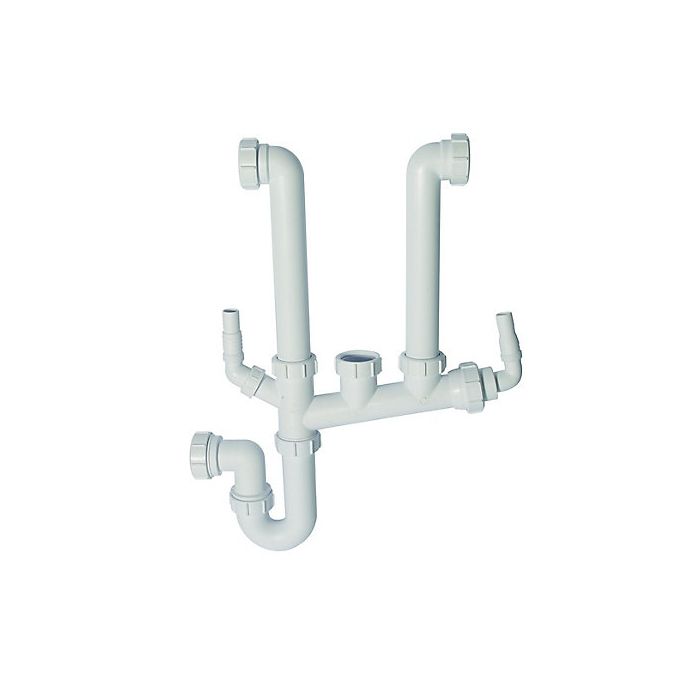 Mcalpine Double Bowl Space Saver Kit 38Mm Ssk2