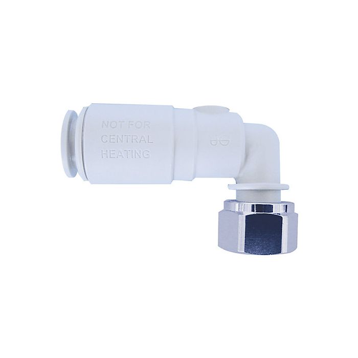 Jg Speedfit Plastic Angle Service Valve Tap Connector White 15Mm 15Svbtc-W