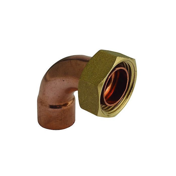 Plumbright End Feed Bent Union Adaptor 22Mmx1inch