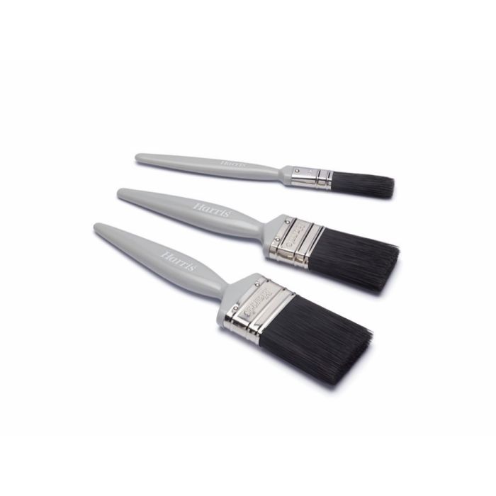 Harris Essentials Gloss Paint Brush Set Pack 3