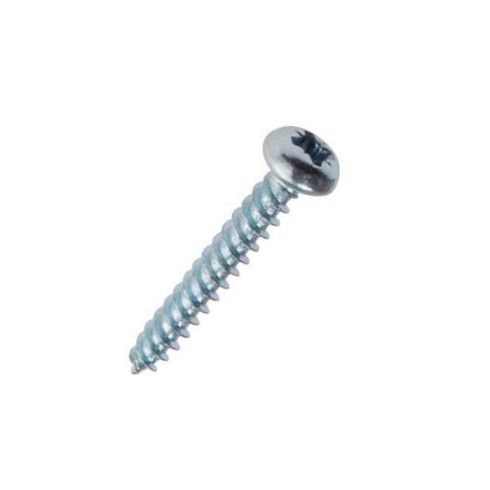 Securit Round Head Zp Screws Pack of 10 3.5x20mm