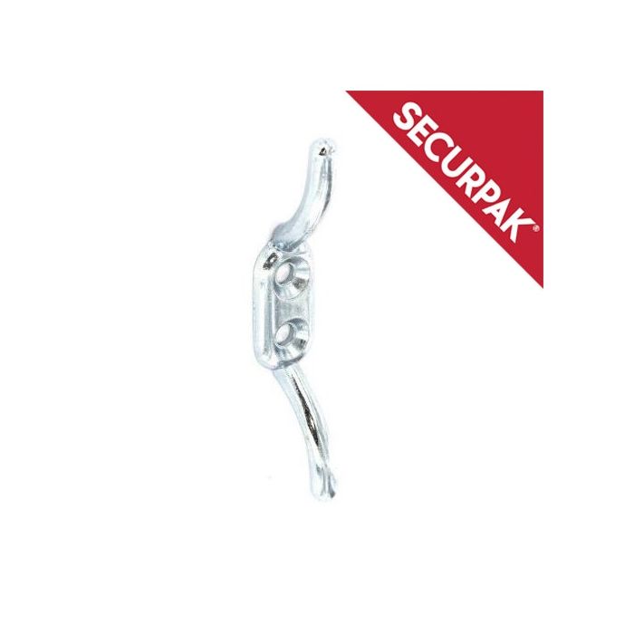Securpak Cleat Hook 90mm Zinc Plated