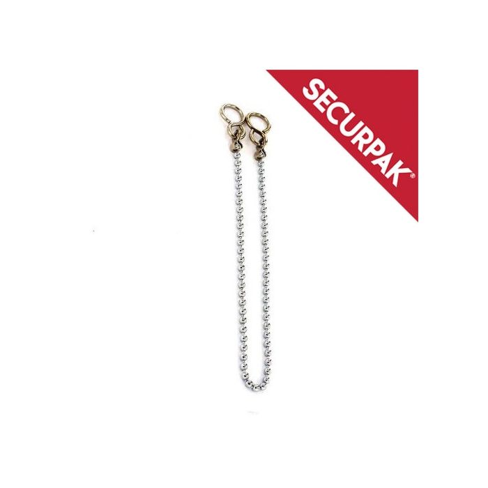 Securpak Chrome Plated Sink Ball Chain 300mm