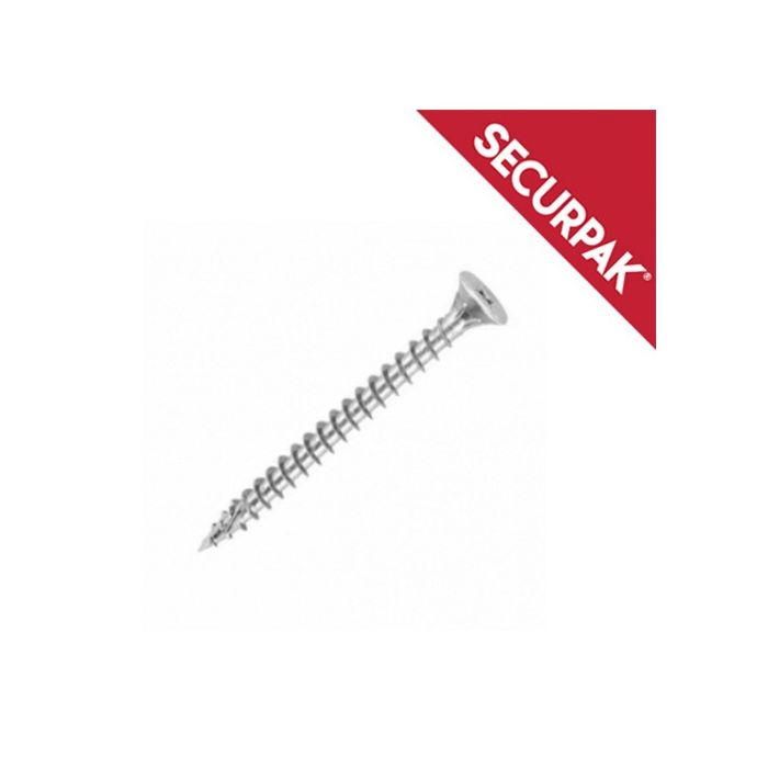 Securpak Pozi CSK Twin Screws ZP 5x25 Pack 25