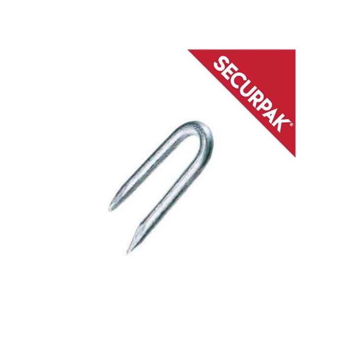 Securpak Zinc Plated Netting Staples 115g 19mm