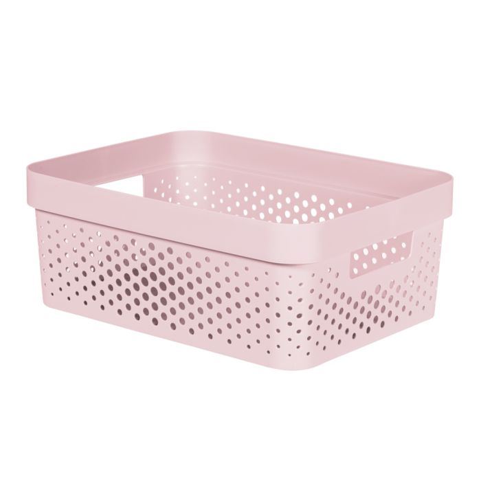 Curver Infinity Dots Box 11L Chalk Pink