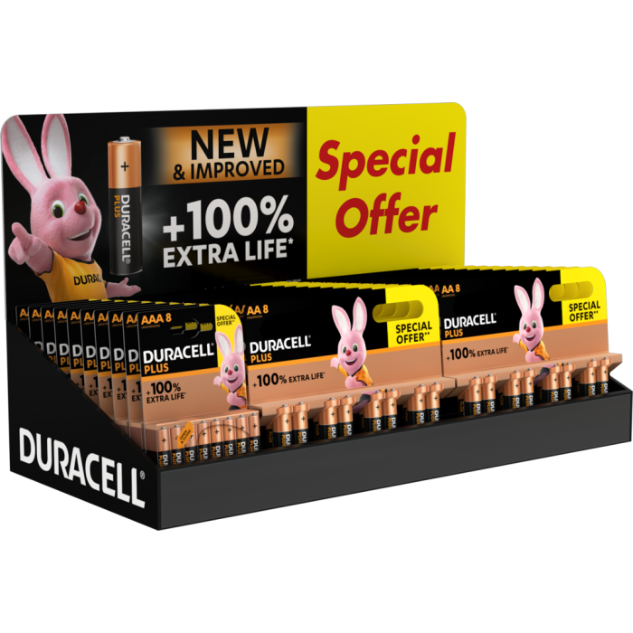 Duracell Plus Power AA/AAA