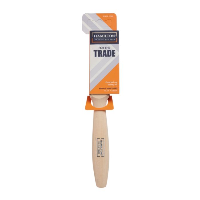 Hamilton For The Trade Fine Tip Flat Brush