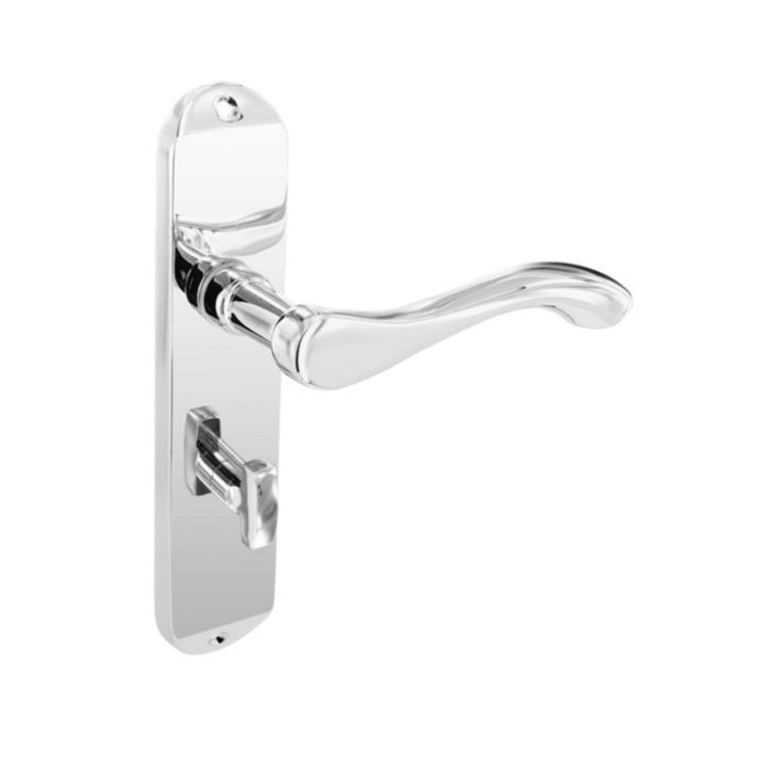 Smiths Architectural Europa Bath Lever On Back Plate CP