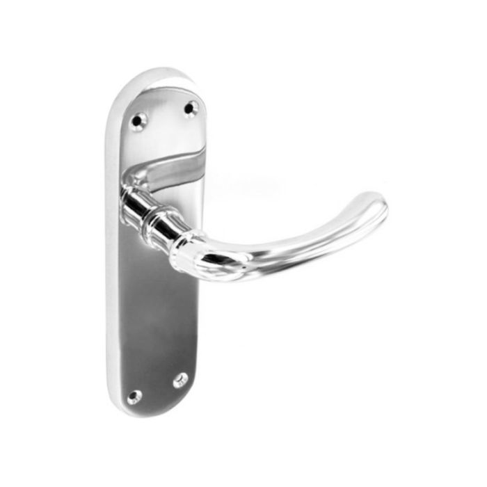Smiths Architectural Rosa Latch Lever On Back Plate CP