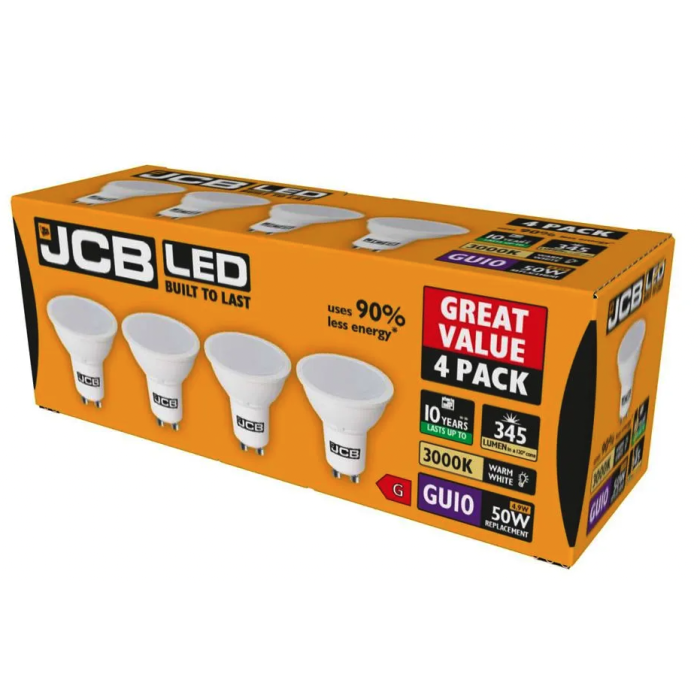 JCB GU10 3000k Warm White