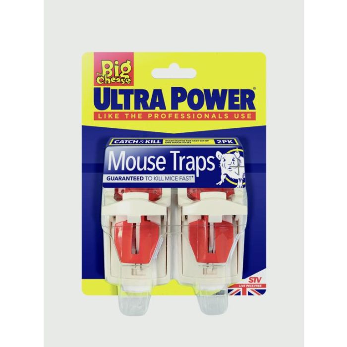 The Big Cheese Ultra Power Mouse Traps Twin Pack