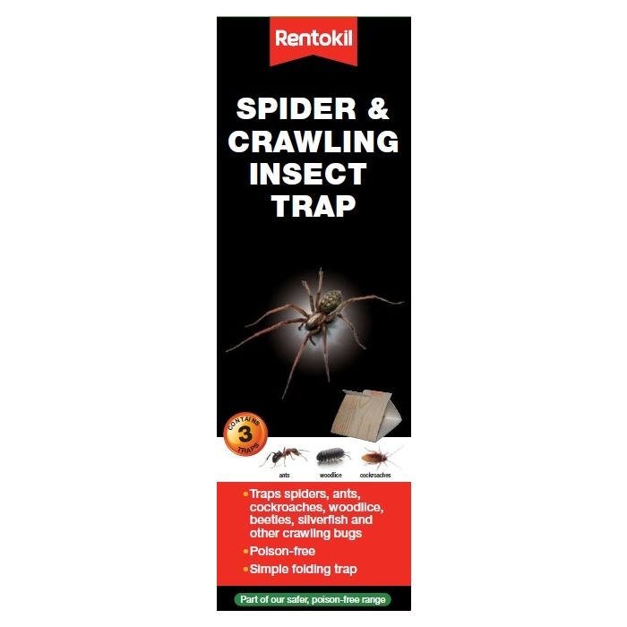 Rentokil Spider & Crawling Insect Trap 3 Pack