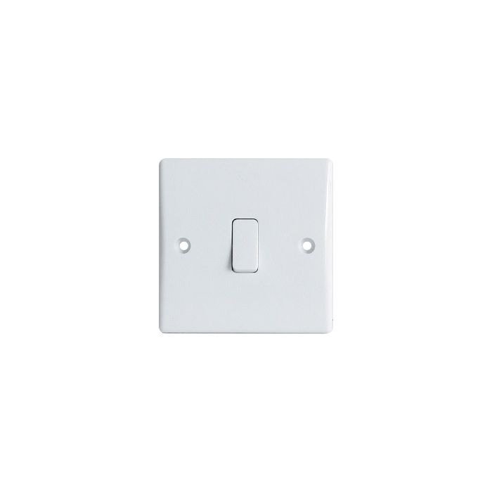 Dencon Slimline 1 Way 1 Gang Switch Pre-Packed