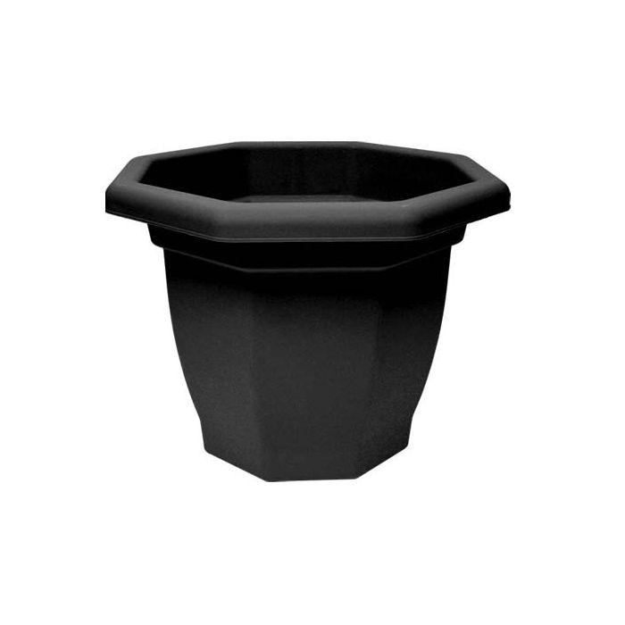 Winchester Octaganol Bell Pot Ebony 50cm