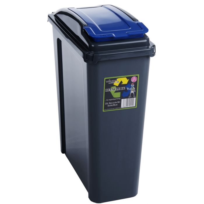 Wham Recycling Bin 25Ltr Blue
