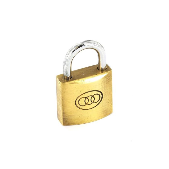 Securit Tricircle Brass Padlock 20mm