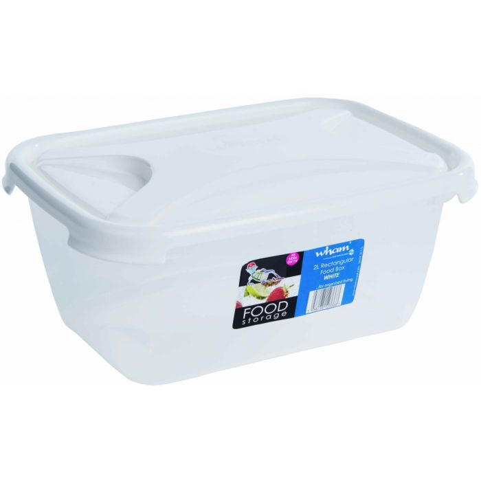 Wham Rectangular Food Storage White 2L