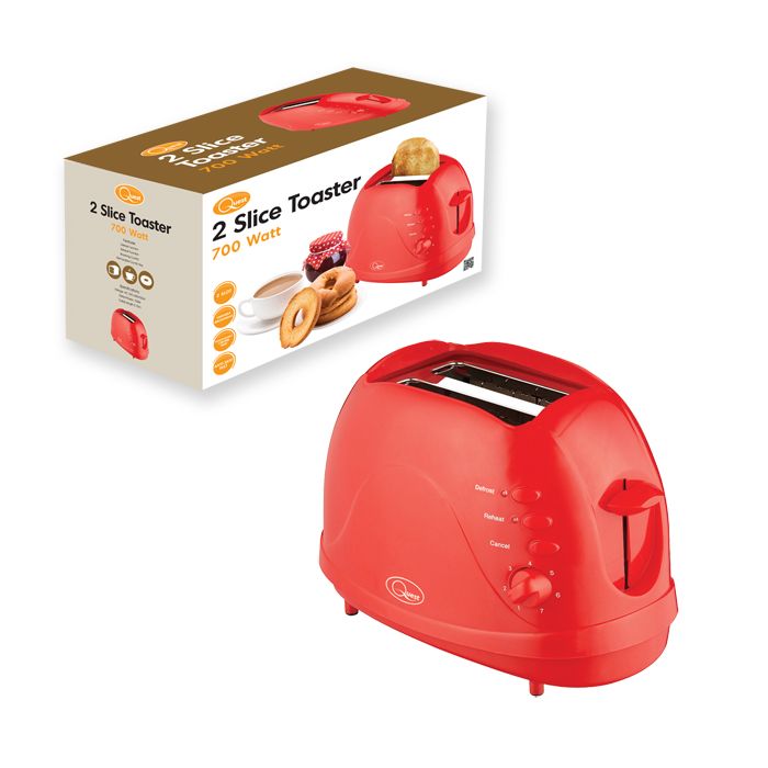 Quest 2 Slice Toaster Red