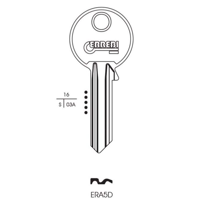 RST Era Cylinder Key Blank Pack 10
