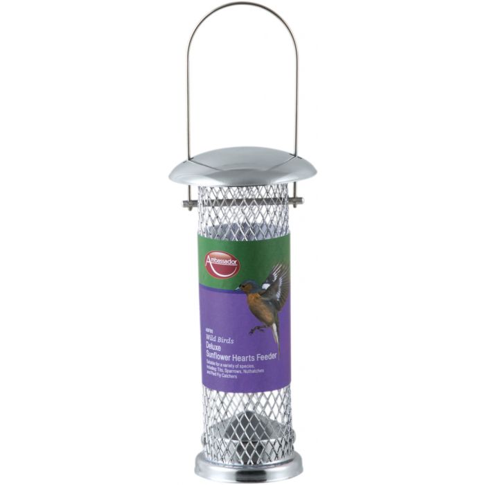 Ambassador Wild Birds Deluxe Sunflower Hearts Feeder