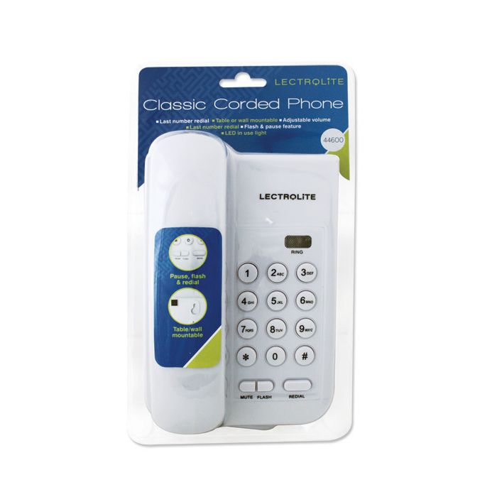 Lectrolite Small Talk Phone White