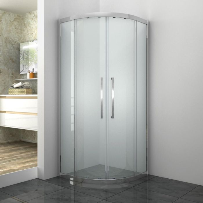 Sp Kinder Twin Sliding Door Quadrant Shower Enclosure 800 X 800Mm X 1850Mm