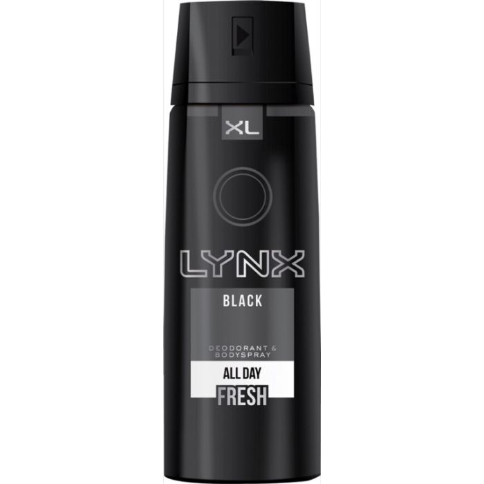 Lynx Body Spray 200Ml Black