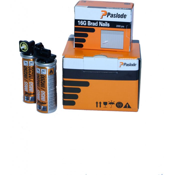 Paslode Galvanised Brads F16 X 45Mm