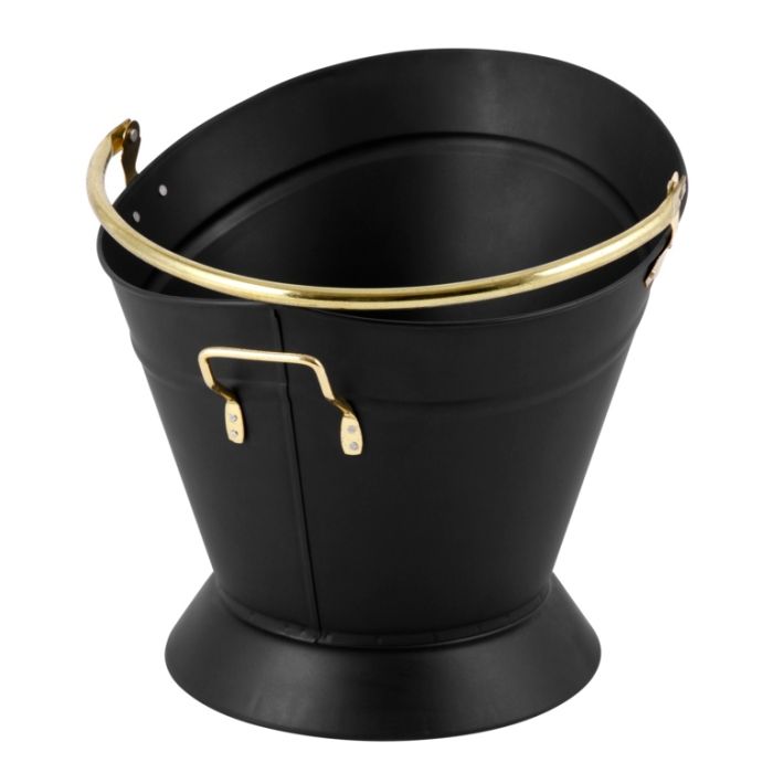 Hearth & Home Waterloo Coal Bucket Black & Brass