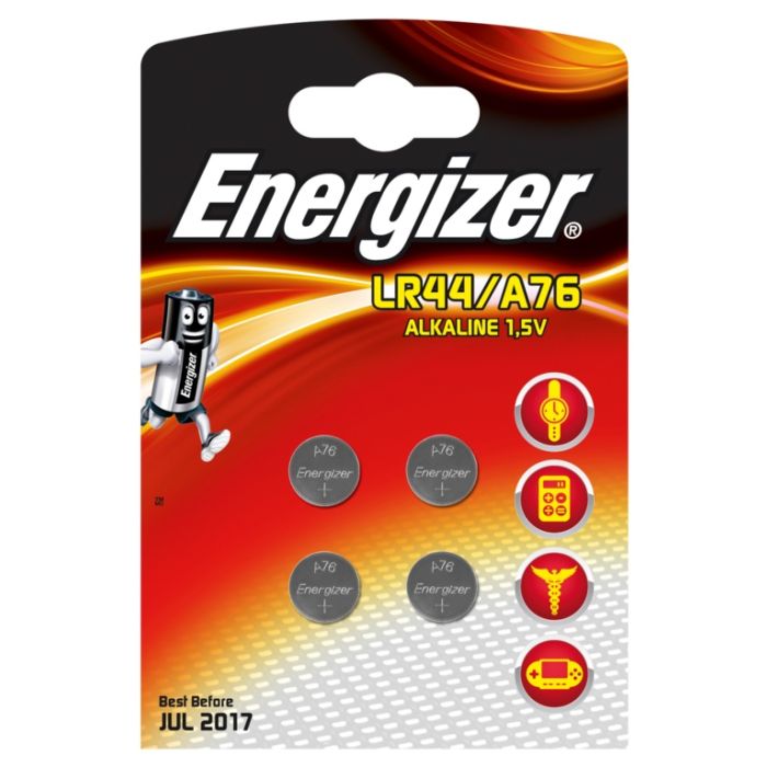 Eveready Energizer Lr44/A76 Alkaline Card