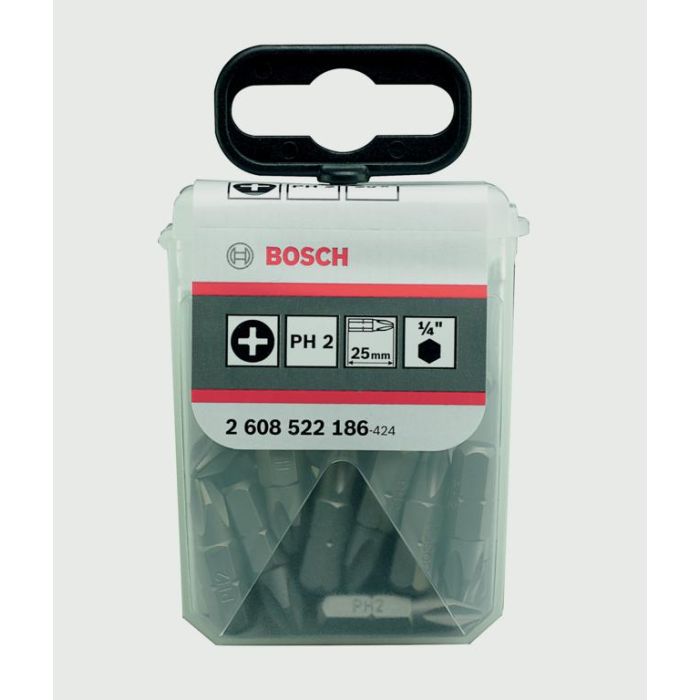 Bosch Ph2 Screwdriver Bit Set 25 Pack