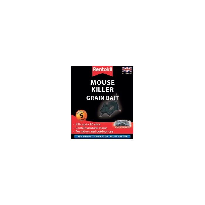 Rentokil Mouse Killer Grain Bait 5 Sachet