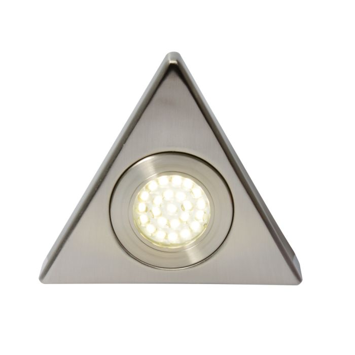 Culina Fonte Led Mains Voltage Triangular Cabinet Light 3000K Warm White