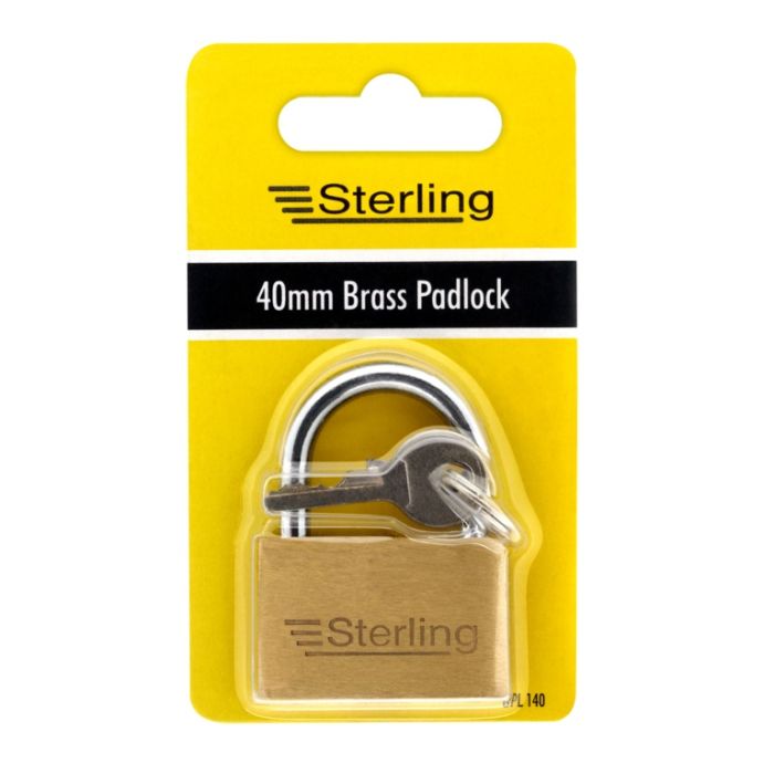 Sterling Economy Brass Padlock 40Mm