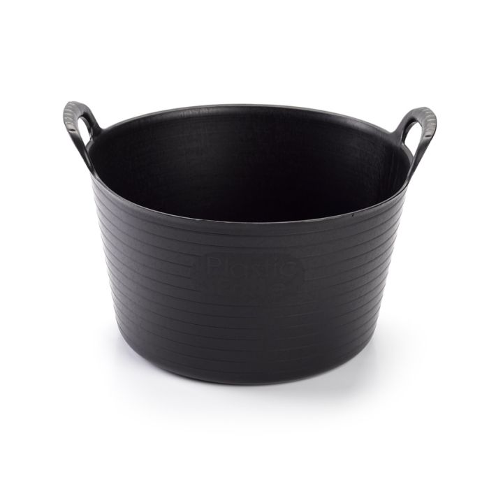 Plasticforte Recycled Flexi Tub 15L - Black